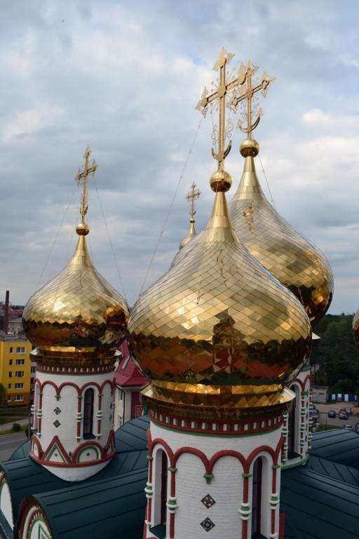Церковь Всех Святых, Гусев (Гусевский городской округ, Калининградская область). архитектурные детали, Купола храма