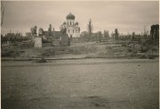 Церковь Преображения Господня, Вид из-за Днепра. 1940-е. Источник: https://pastvu.com/p/461939<br>, Шклов, Шкловский район, Беларусь, Могилёвская область