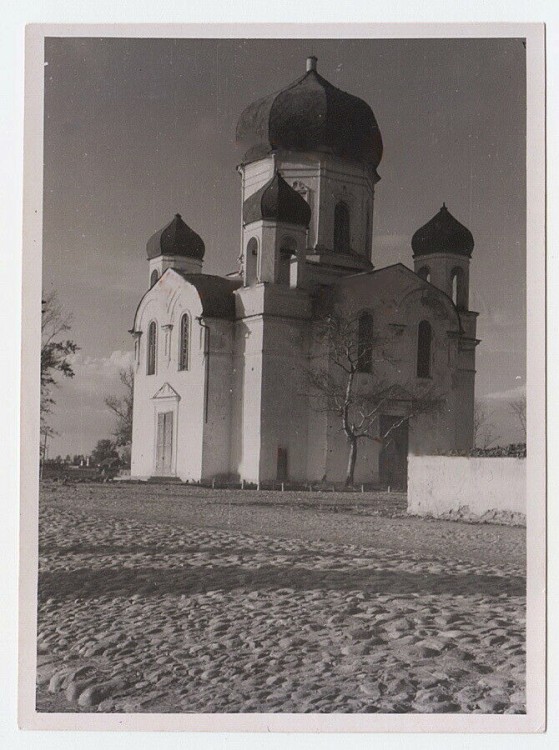 Шклов. Церковь Спаса Преображения. архивная фотография, Фото 1941 г. с аукциона e-bay.de