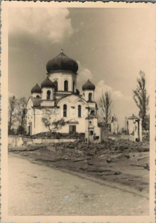 Шклов. Церковь Спаса Преображения. архивная фотография, Фото 1941 г. с аукциона e-bay.de