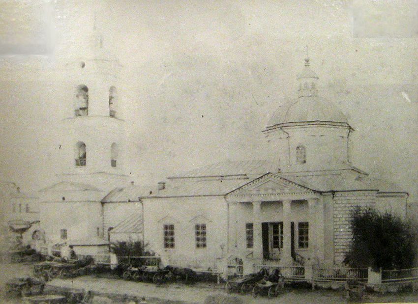Собор Троицы Живоначальной, Чекалин (Суворовский район, Тульская область). архивная фотография, фото с http://tula-lihvin.narod.ru/Tula-Lihvin/Lihvin.html