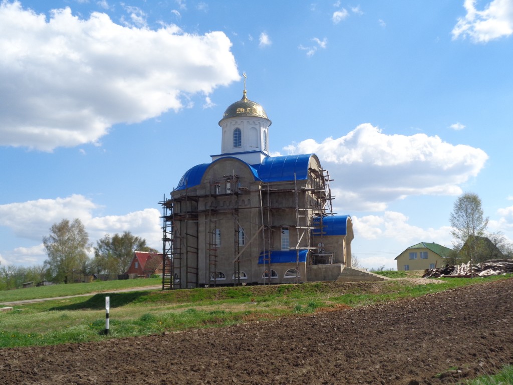 Юзуфово. Церковь Покрова Пресвятой Богородицы (строящаяся). фасады