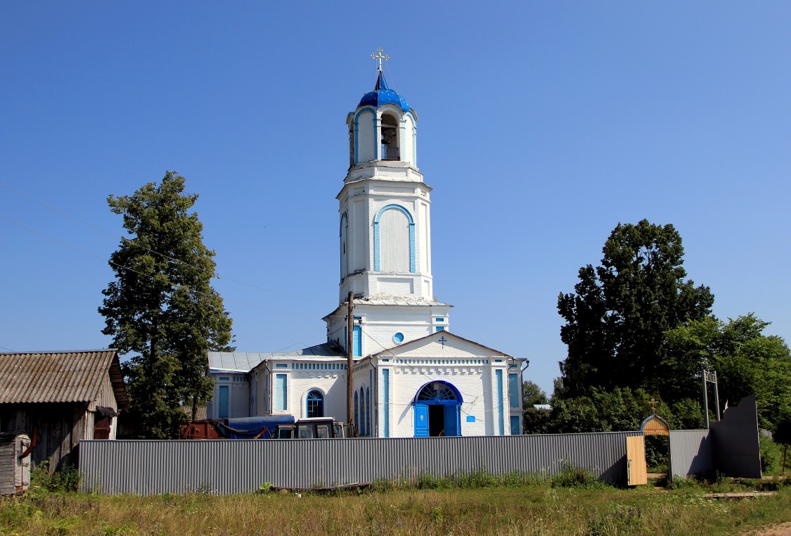Никольский женский монастырь. Церковь Николая Чудотворца, Николаевское (Шабалинский район, Кировская область). фасады
