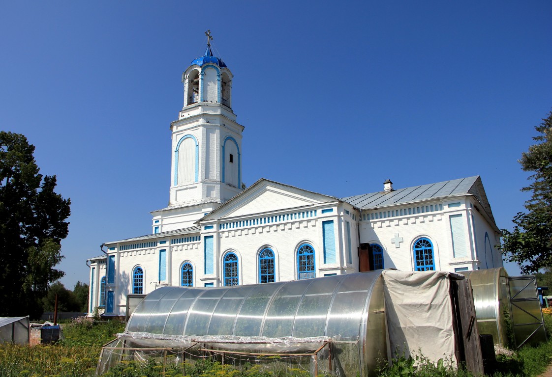 Никольский женский монастырь. Церковь Николая Чудотворца, Николаевское (Шабалинский район, Кировская область). фасады