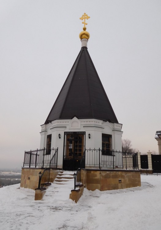 Часовня Воздвижения Креста Господня над Печёрским съездом, Нижегородский район (Нижний Новгород, город, Нижегородская область). фасады