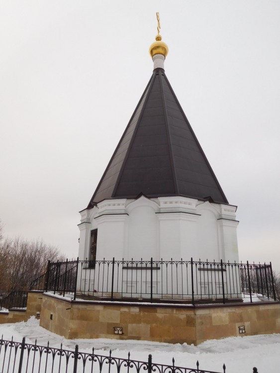 Нижегородский район. Часовня Воздвижения Креста Господня над Печёрским съездом. фасады