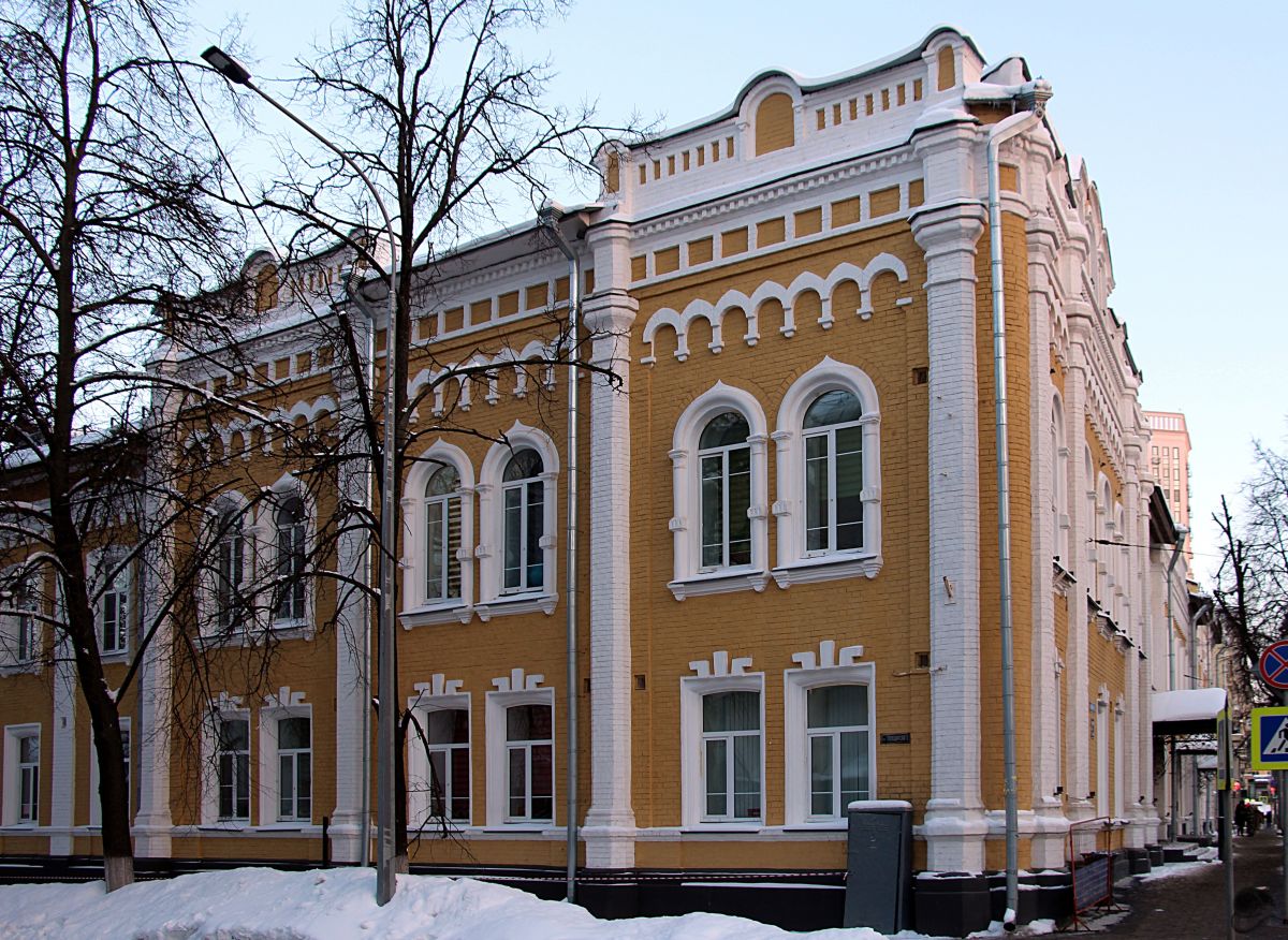 Нижегородский район. Домовая церковь Вознесения Господня и Александра Невского при Александровской богадельне. фасады