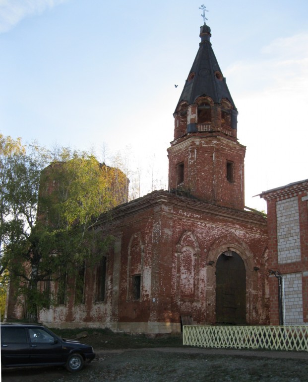 Большая Кибья. Церковь Покрова Пресвятой Богородицы. фасады