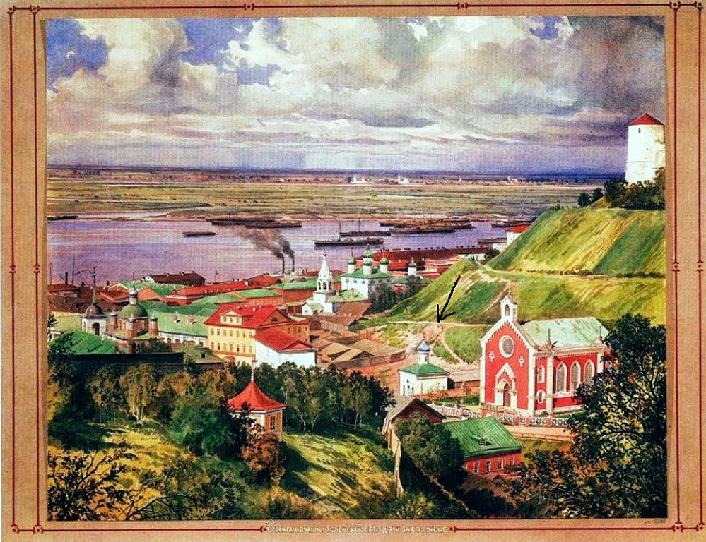 Неизвестная часовня Абабковского женского монастыря, Нижегородский район (Нижний Новгород, город, Нижегородская область). архивная фотография, Фото с сайта http://www.skyscrapercity.com