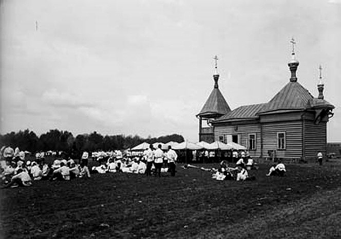 Неизвестная церковь при лагере Нижегородского гарнизона, Советский район (Нижний Новгород, город, Нижегородская область). архивная фотография, Фото с сайта http://www.archiv.nnov.ru