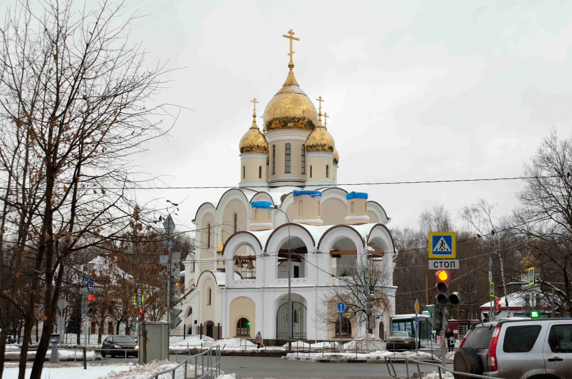 Дмитровский. Церковь Матроны Московской в Дмитровском. фасады