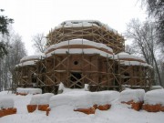 Церковь Успения Пресвятой Богородицы (восстановленная), Строительство храма<br>, Петрово-Дальнее, Красногорский городской округ, Московская область