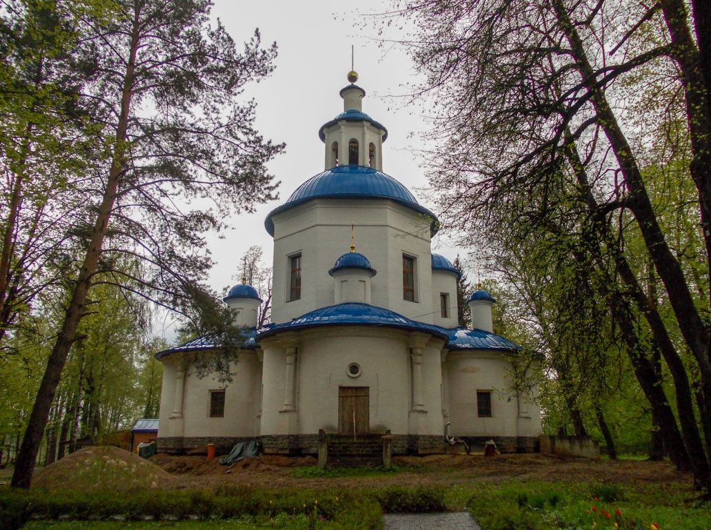 Церковь Успения Пресвятой Богородицы (восстановленная), Петрово-Дальнее (Красногорский городской округ, Московская область). фасады, Северный фасад