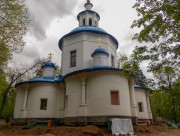 Церковь Успения Пресвятой Богородицы (восстановленная), Восточный фасад<br>, Петрово-Дальнее, Красногорский городской округ, Московская область