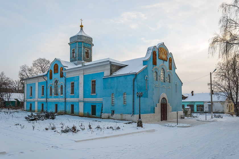 Мичуринск. Козловский Троицкий монастырь. Церковь Успения Пресвятой Богородицы. фасады