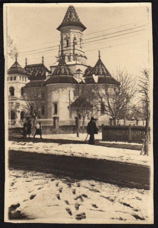 Собор Успения Пресвятой Богородицы, Кымпулунг-Молдовенеск (Сучава, Румыния). архивная фотография, Фото 1941 г. с аукциона e-bay.de
