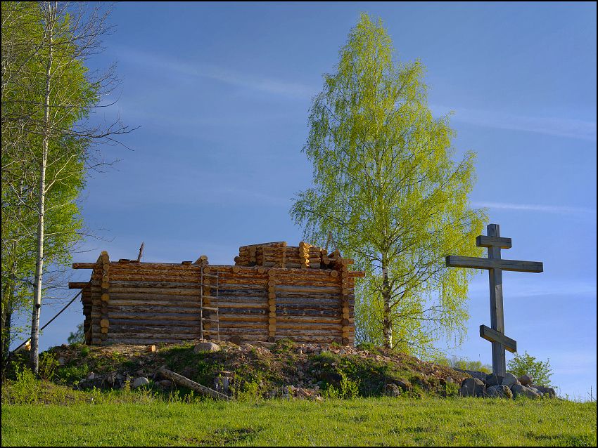 Рогачиха. Часовня Спаса Преображения. фасады, Вид с севера