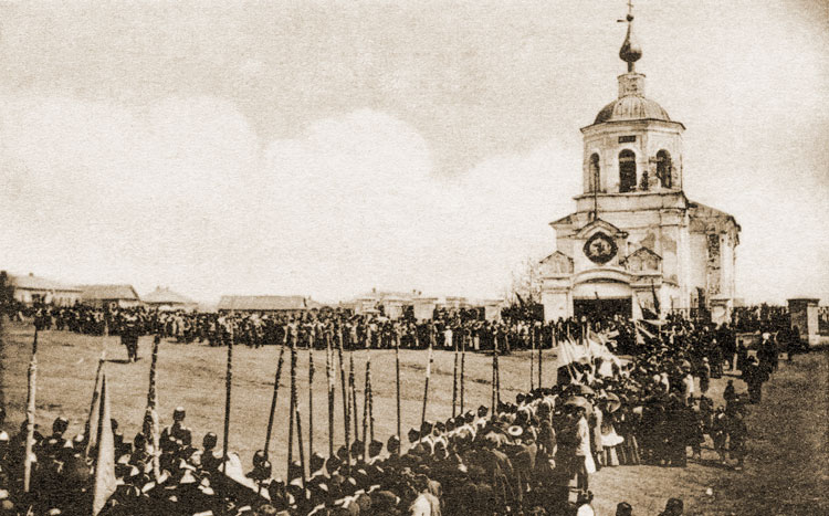 Собор Георгия Победоносца, Оренбург (Оренбург, город, Оренбургская область). архивная фотография, фото с сайта http://www.skyscrapercity.com/showthread.php?t=1749275&page=27