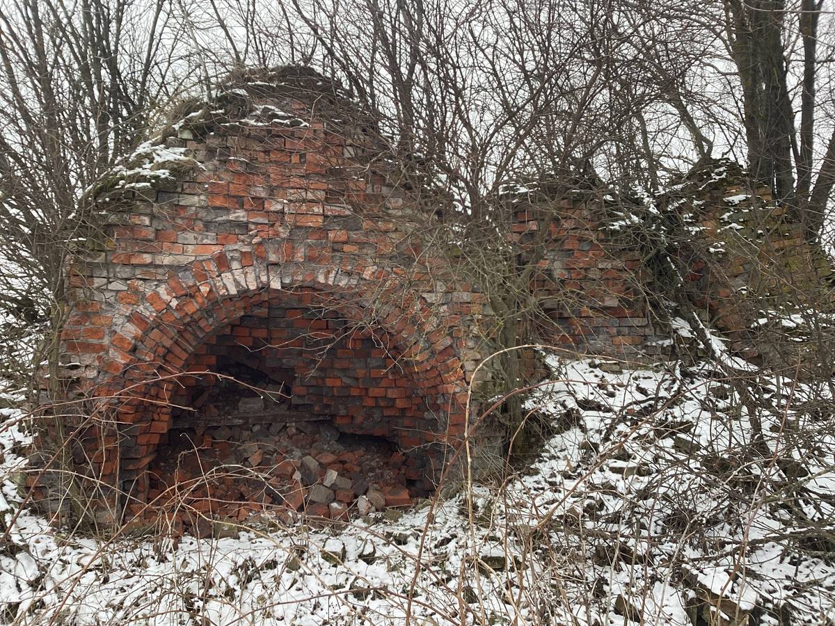 Церковь Николая Чудотворца, Бузуково, урочище (Заокский район, Тульская область). архитектурные детали, Арка, вид с юга