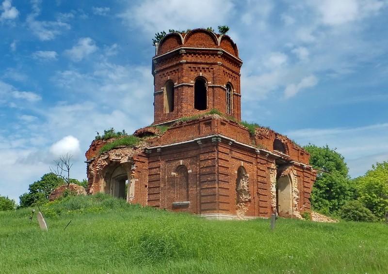 Церковь Сретения Господня, Шатовка (Новомосковский район, Тульская область). фасады