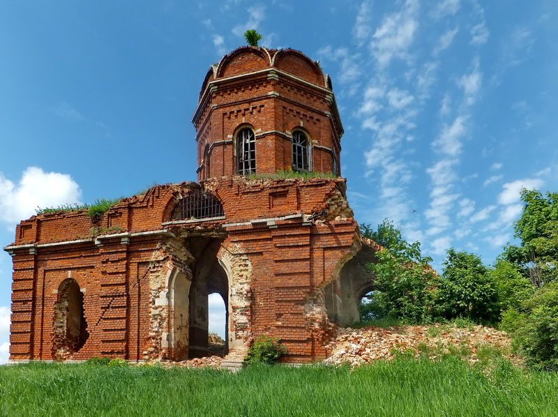 Церковь Сретения Господня, Шатовка (Новомосковск, город, Тульская область). фасады