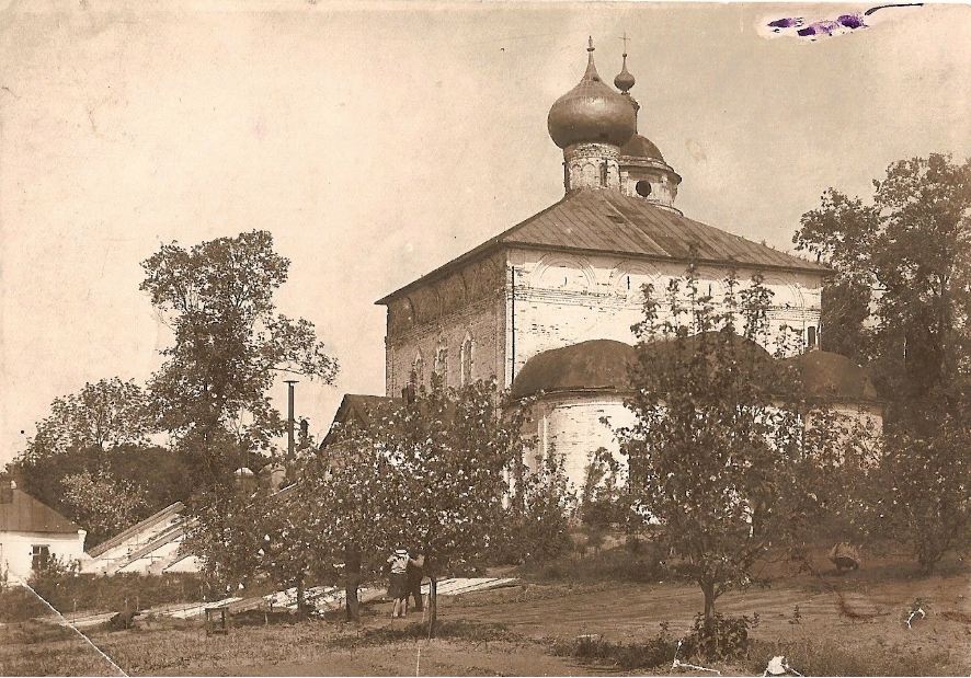 Козловский Троицкий монастырь. Собор Троицы Живоначальной, Мичуринск (Мичуринский район и г. Мичуринск, Тамбовская область). архивная фотография, Фото 1920-х гг. из собрания Мичуринского краеведческого музея ( с сайта goskatalog.ru)