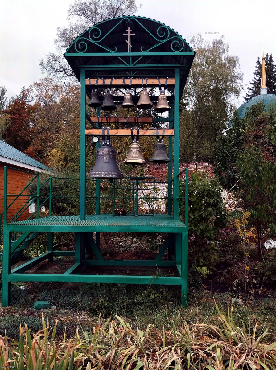 Козловский Троицкий монастырь. Звонница, Мичуринск (Мичуринский район и г. Мичуринск, Тамбовская область). общий вид в ландшафте