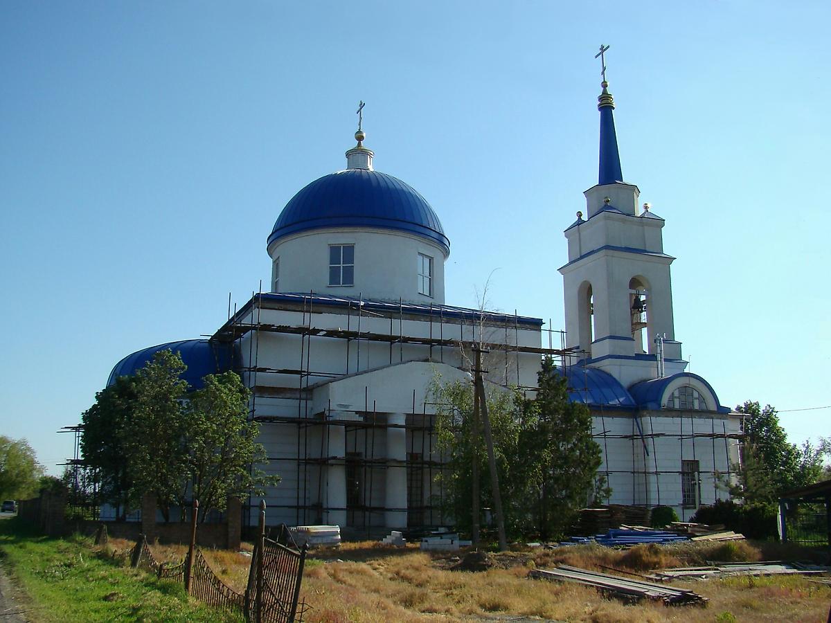 документальные фотографии. Церковь Покрова Пресвятой Богородицы, Анастасиевка (Матвеево-Курганский район, Ростовская область)