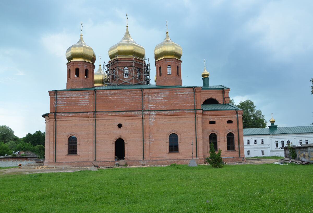 Николо-Одрин женский монастырь. Собор Николая Чудотворца, Одрино (Карачевский район, Брянская область). документальные фотографии