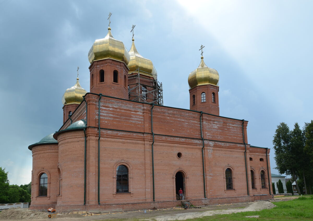 Николо-Одрин женский монастырь. Собор Николая Чудотворца, Одрино (Карачевский район, Брянская область). документальные фотографии