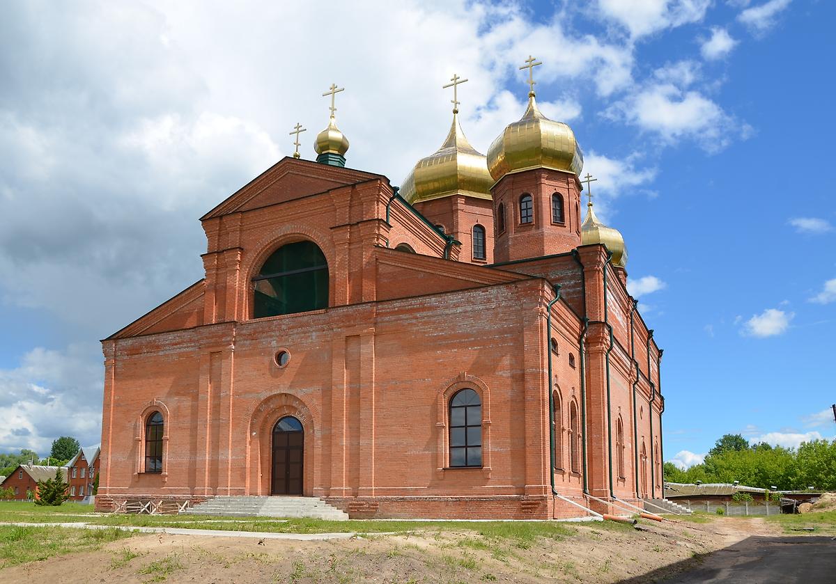 фасады. Николо-Одрин женский монастырь. Собор Николая Чудотворца (новый), Одрина (Карачевский район, Брянская область)