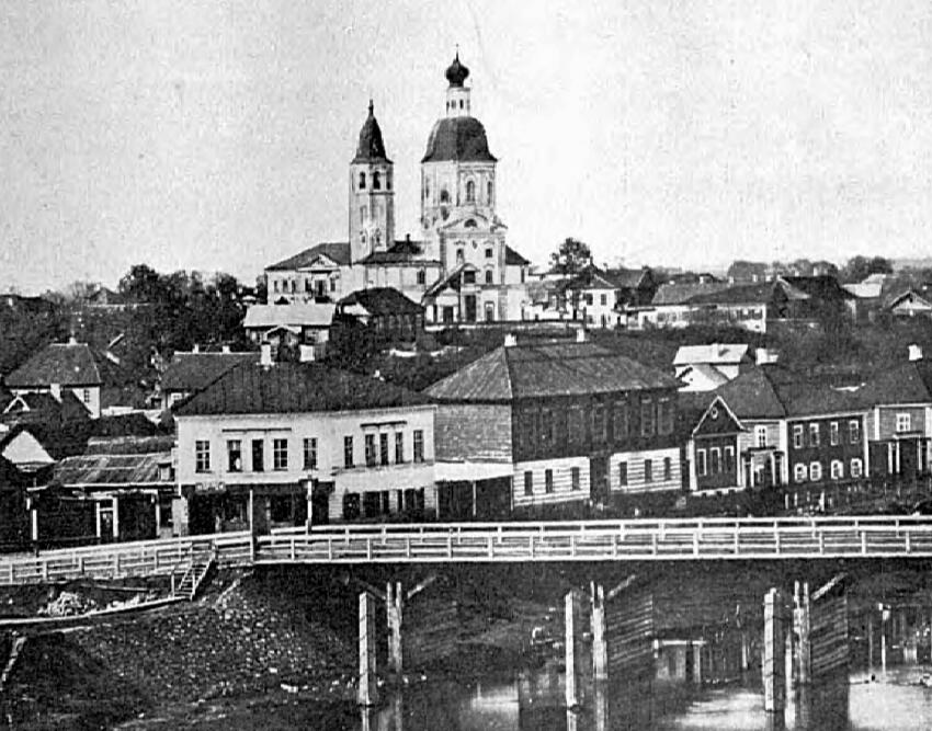 Великие Луки. Церковь Входа Господня в Иерусалим (Пятницкая). архивная фотография, 1900—1909 год с сайта https://pastvu.com/p/275750