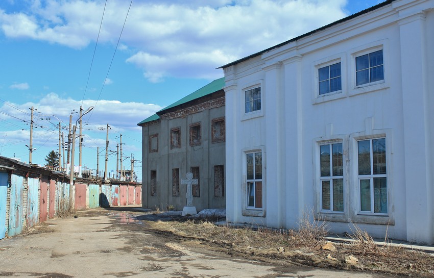 Пенза. Церковь Воскресения Словущего. фасады, Вид вдоль северного фасада