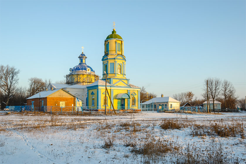 Церковь Покрова Пресвятой Богородицы, Калиновка (Токарёвский район, Тамбовская область). архитектурные детали