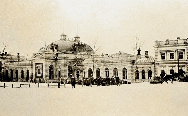 Пенза. Часовня в память кончины Александра II при вокзале Пенза I. архивная фотография, Фото с сайта http://old-penza.livejournal.com/1621.html?page=1