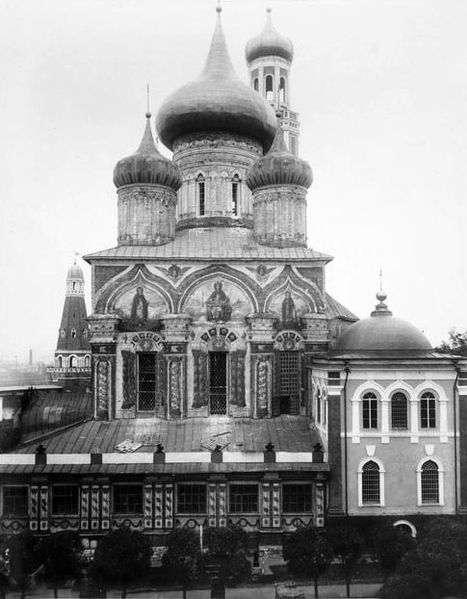 Симонов мужской монастырь. Собор Успения Пресвятой Богородицы, Даниловский (Южный административный округ (ЮАО), г. Москва). архивная фотография, Успенский собор