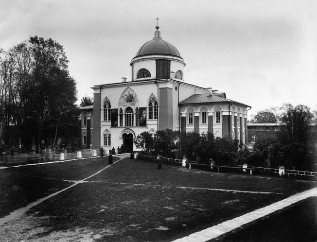 Симонов мужской монастырь. Церковь Николая Чудотворца, Даниловский (Южный административный округ (ЮАО), г. Москва). архивная фотография, Храм Николая Чудотворца (не сохранился)