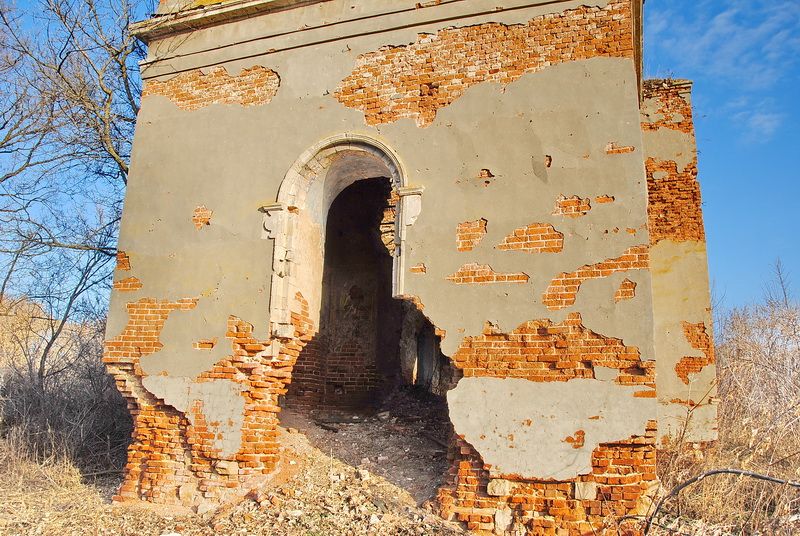 Луговое. Церковь Казанской иконы Божией Матери. фасады