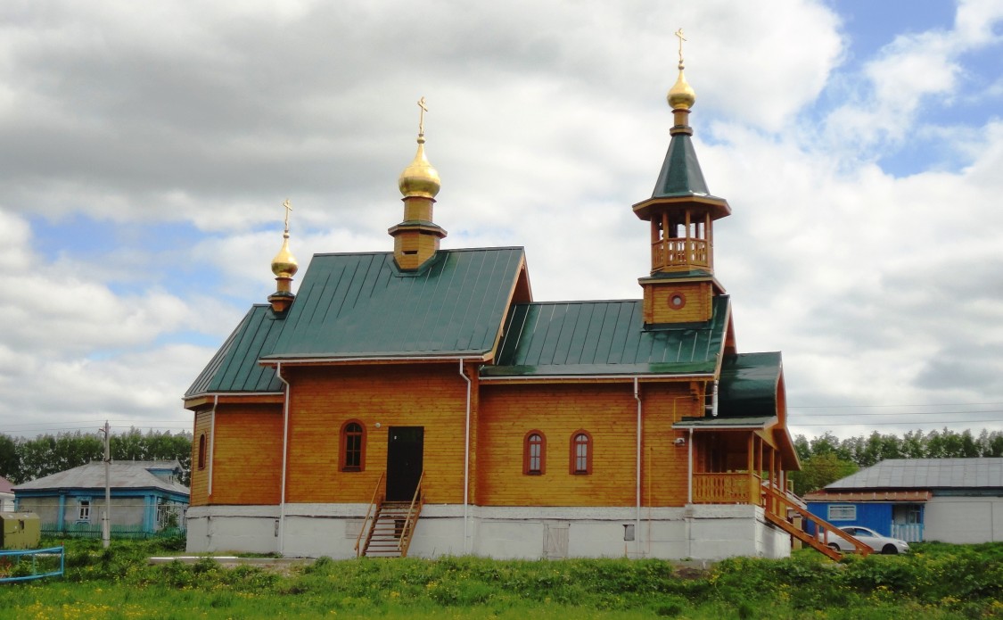 Ачка. Церковь Вознесения Господня (новая). фасады