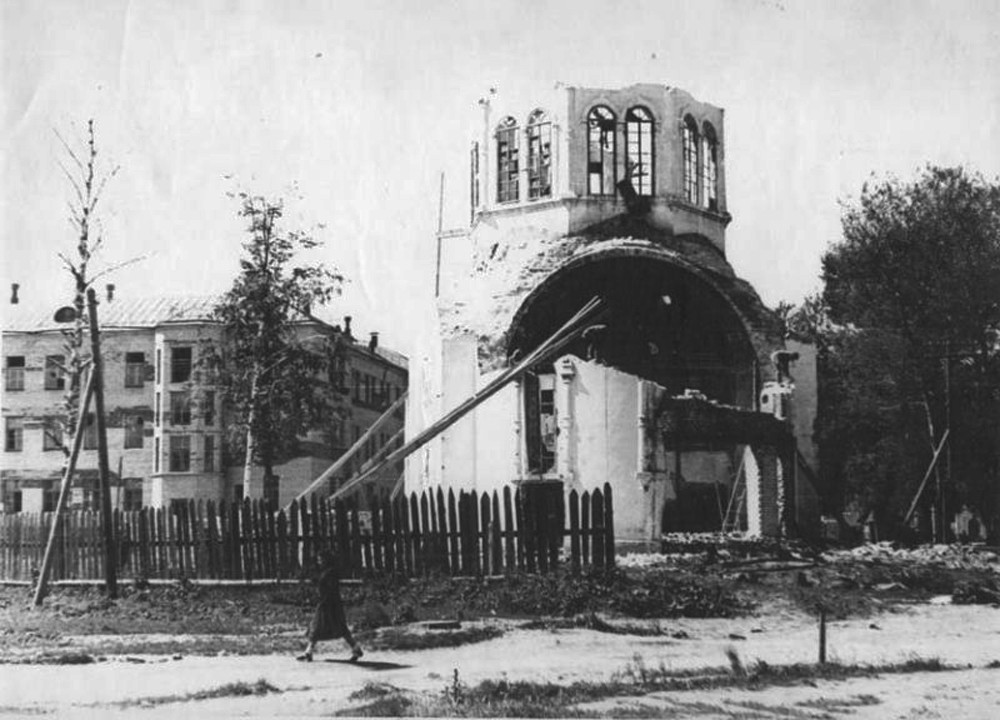 Церковь Покрова Пресвятой Богородицы, Череповец (Череповец, город, Вологодская область). архивная фотография, Фото 1956г. Череповецкое музейное объединение