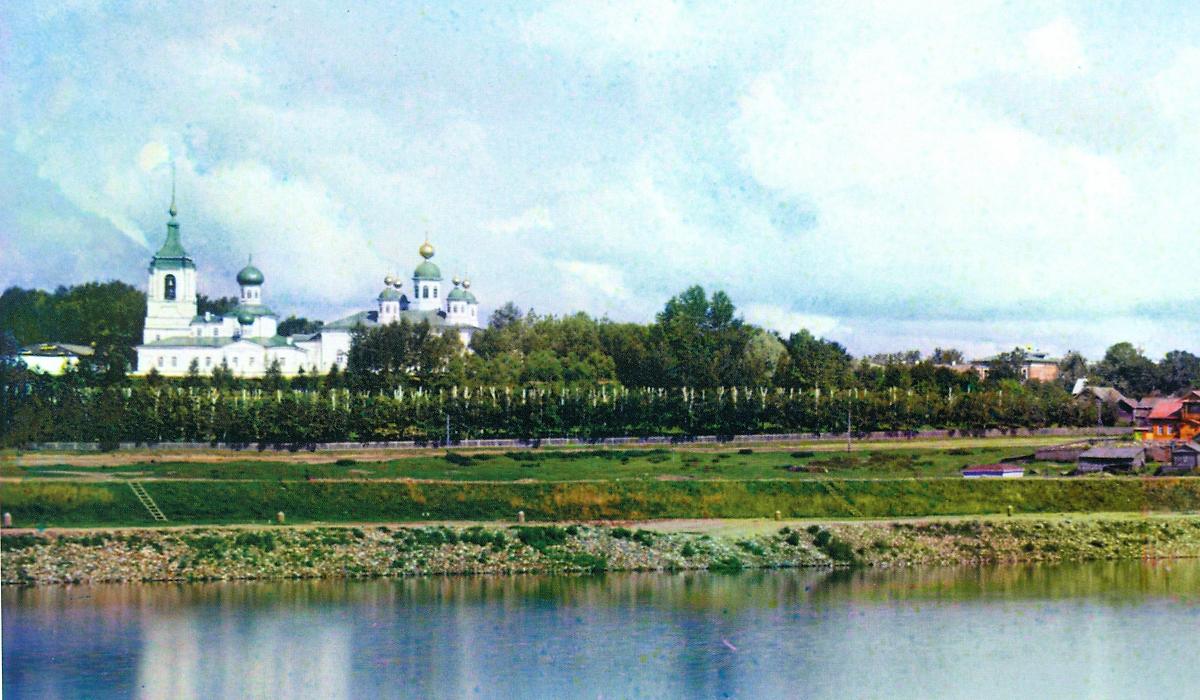 Фотография С.М. Прокудина-Горского, архивная фотография. Собор Троицы Живоначальной, Череповец (Череповец, город, Вологодская область)