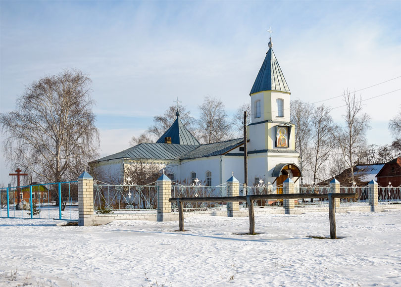 Кузьмино-Гать. Церковь Николая Чудотворца (старая). фасады