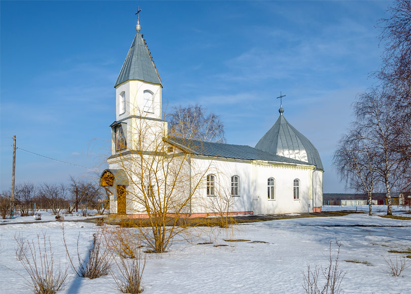 Кузьмино-Гать. Церковь Николая Чудотворца (старая). фасады