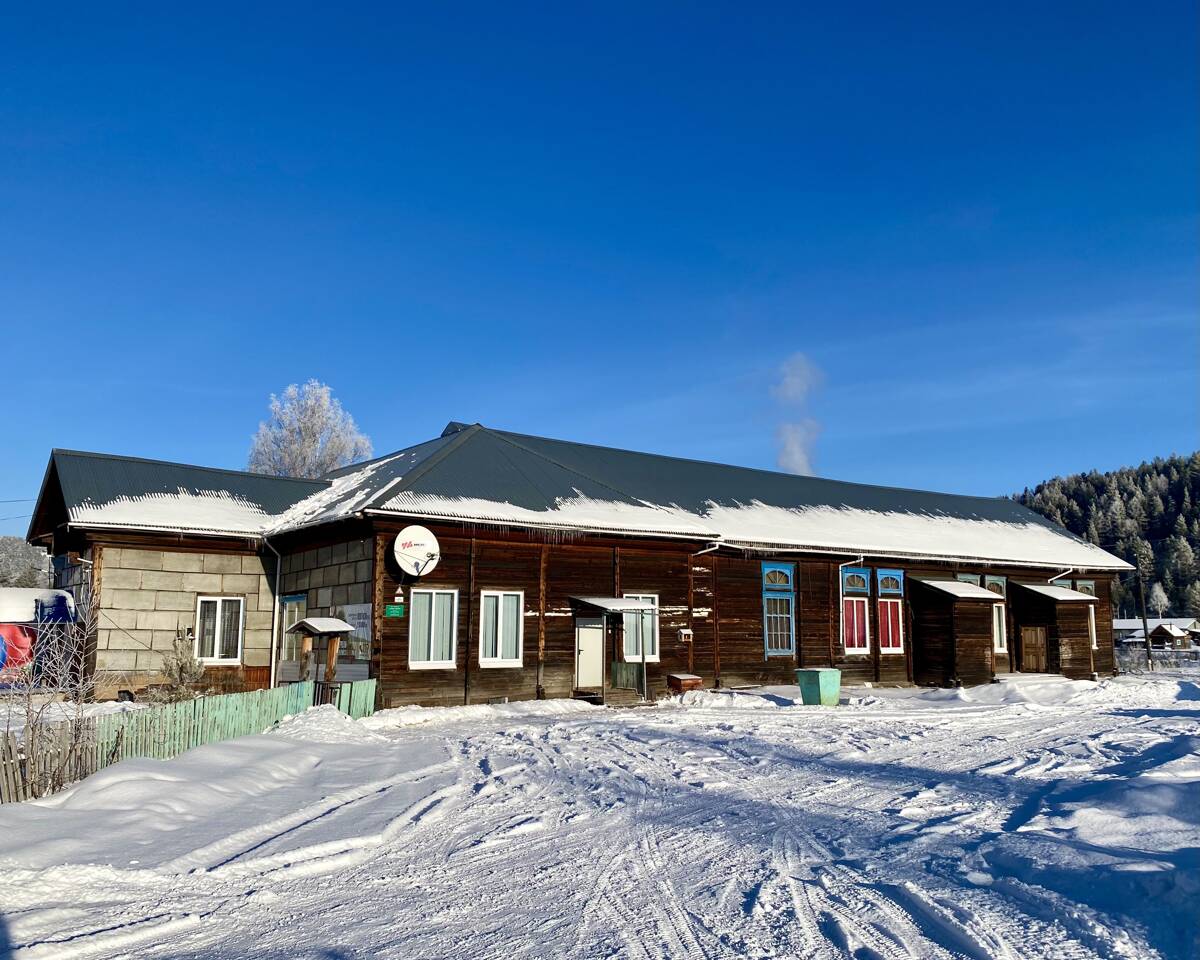Церковь Троицы Живоначальной (старая), Нарва (Манский район, Красноярский край). дополнительная информация, Дом культуры, построенный на месте церкви