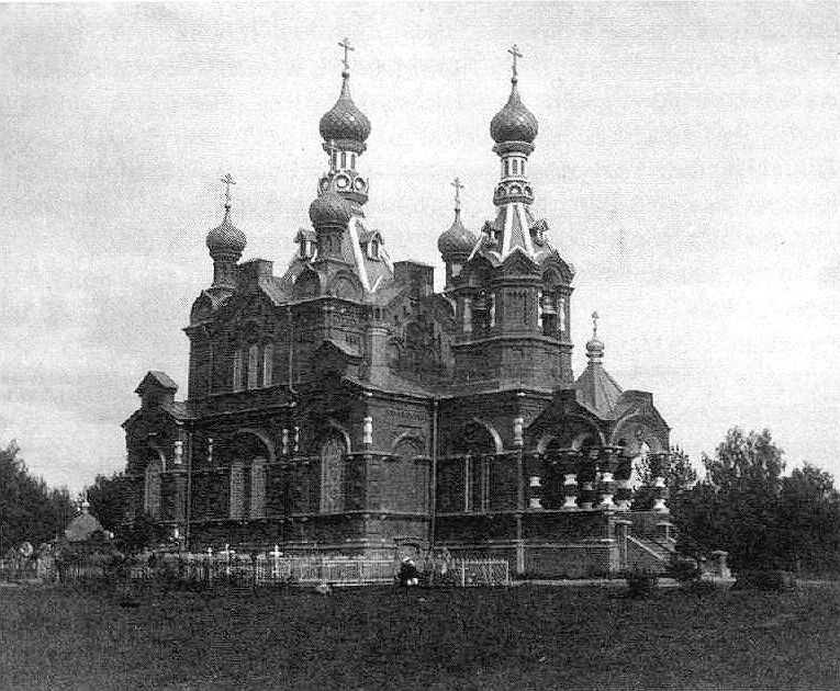 Церковь Феодоровской иконы Божией Матери, Кострома (Кострома, город, Костромская область). архивная фотография, 1910—1916 фото с сайта https://pastvu.com/p/462197