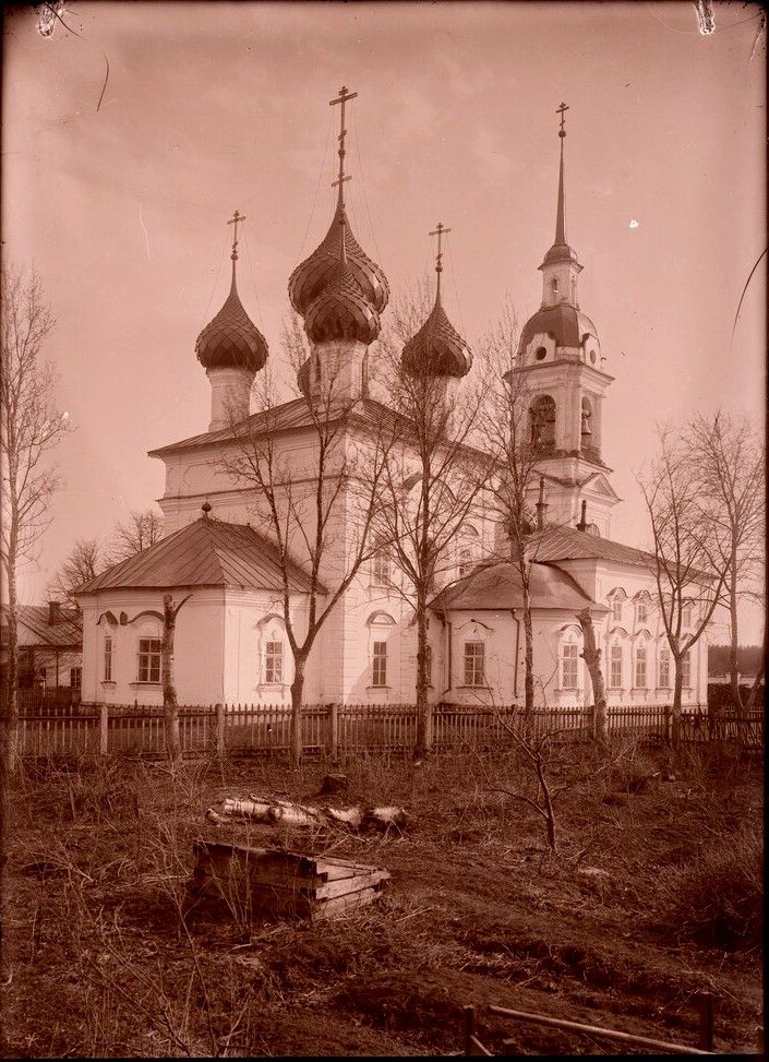 Церковь Успения Пресвятой Богородицы на Волге, Кострома (Кострома, город, Костромская область). архивная фотография, Автор Кларк В. Н. Фото 1906-1908 гг. из фондов Костромского музея-заповедника. (ГК № 63668694)