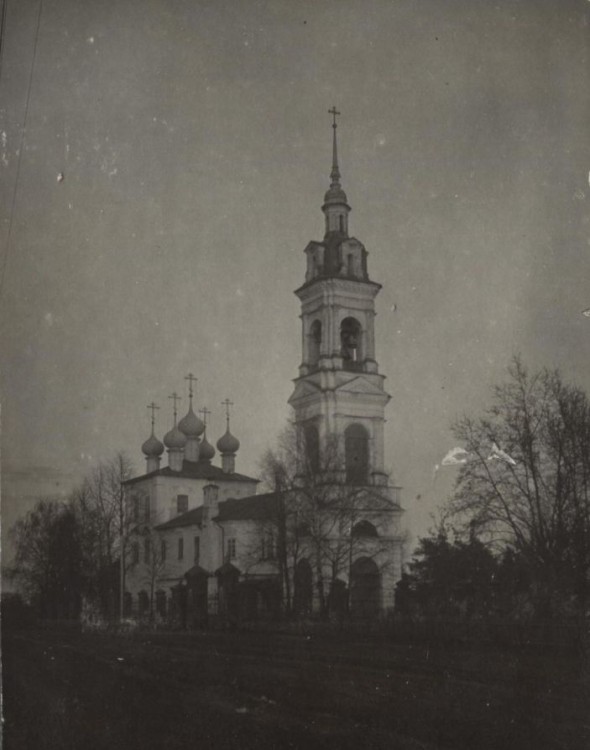 Церковь Всех Святых, Кострома (Кострома, город, Костромская область). архивная фотография, Всехсвятская церковь, 1929 г.