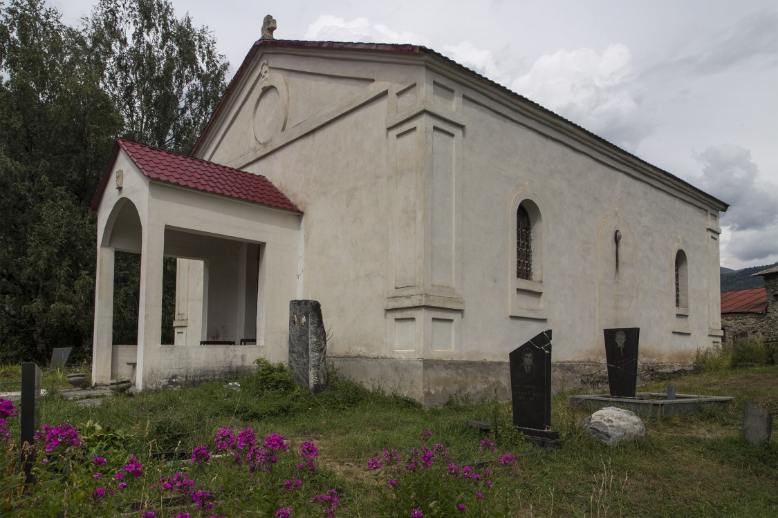 Церковь Георгия Победоносца в Сети, Местиа (Самегрело и Земо-Сванети, Грузия). фасады, вид с юго-запада
