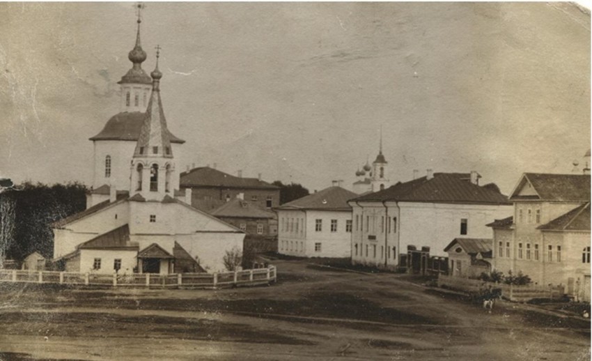 Белозерск. Церковь Иоанна Богослова. архивная фотография, Фото 1910-х гг.