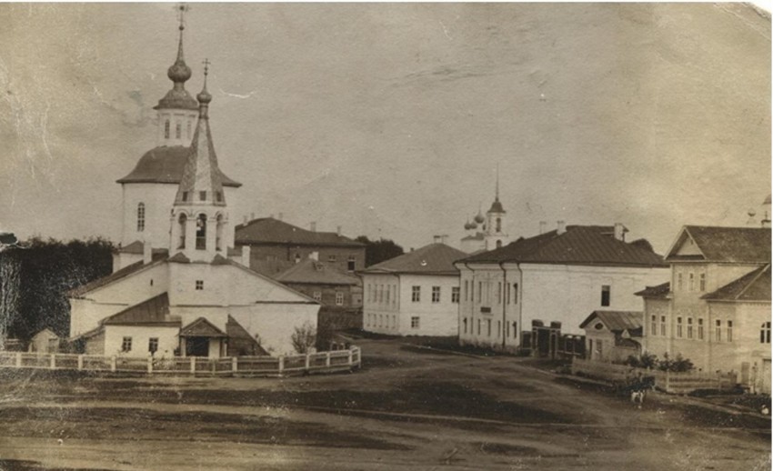 Церковь Иоанна Богослова, Белозерск (Белозерский район, Вологодская область). архивная фотография, Фото 1910-х гг.